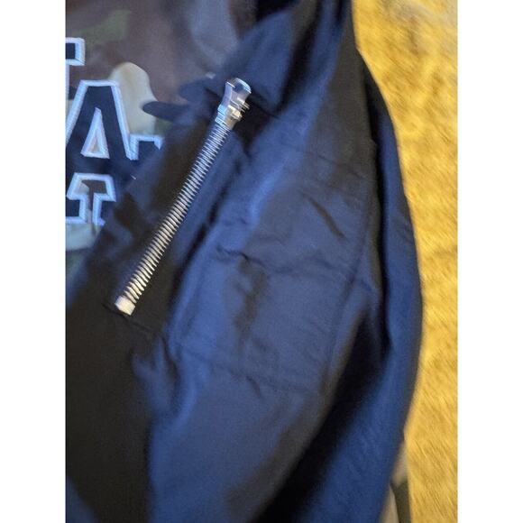 AUTHENTIC ALPHA INDUSTRIES Vintage LOS ANGELES DODGERS Camo BOMBER JACKET A4 - Picture 4 of 12